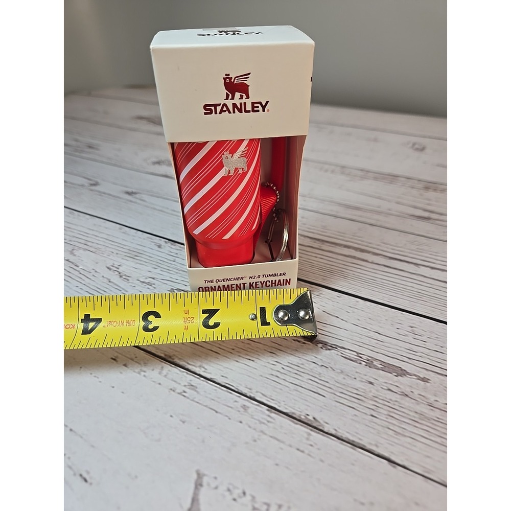 Stanley Ornament Keychain‎ Candy Cane Twist Limited Holiday Collection - Picture 9 of 9